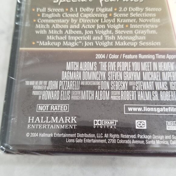 The five people you meet in heaven dvd mitch albom new sealed - Picture 7 of 8